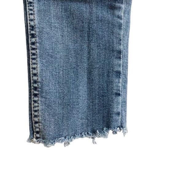 Free People Jeans Ripped Skinny Jeans 24 - Picture 2 of 5